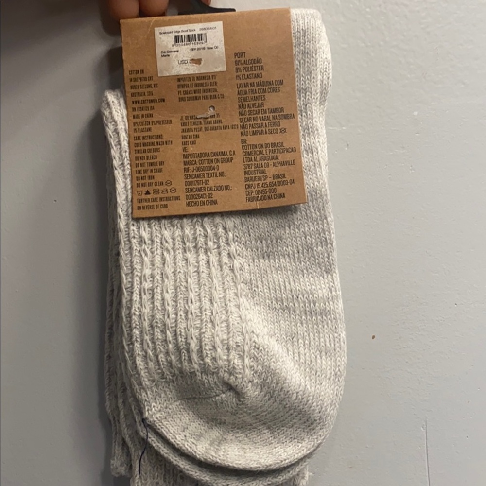 Brand New Cotton On Boot Socks - Picture 2 of 2